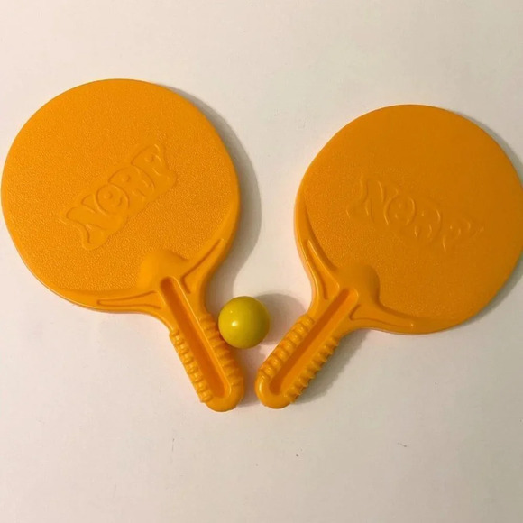 Vintage 1987 Nerf Ping Pong Table Tennis With Instructions and Original Box - Picture 11 of 12